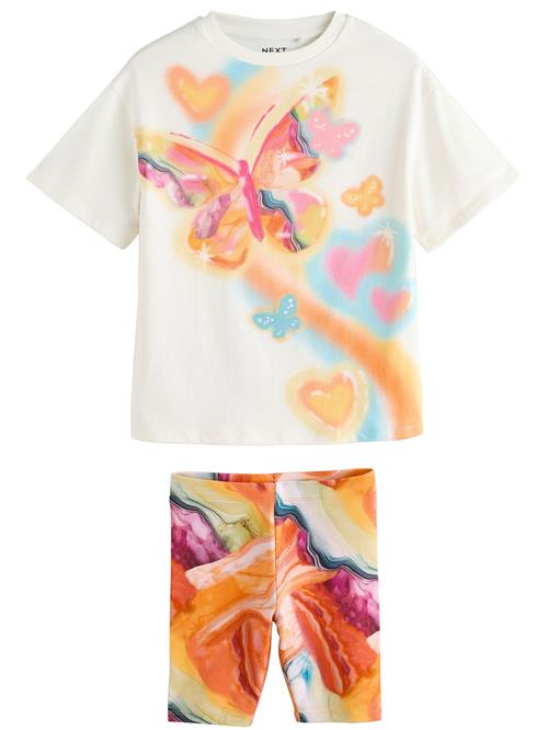 Next Sæt  ecru / navy / lyseblå / orange