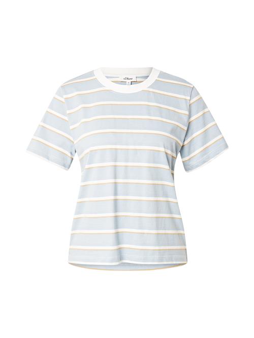 s.Oliver Shirts  lyseblå / mokka / hvid