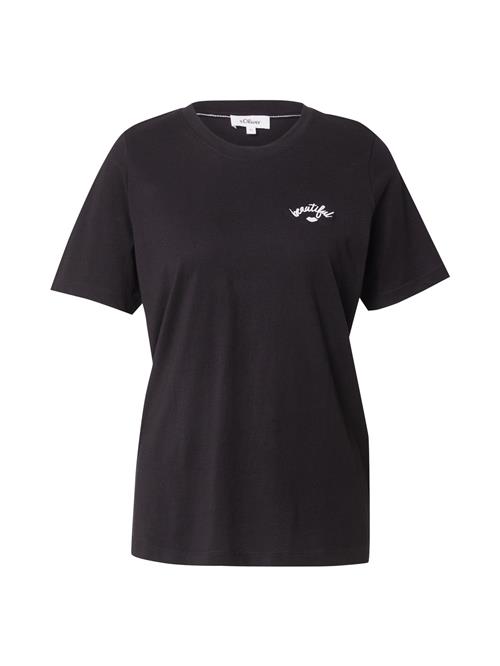 s.Oliver Shirts  sort / hvid