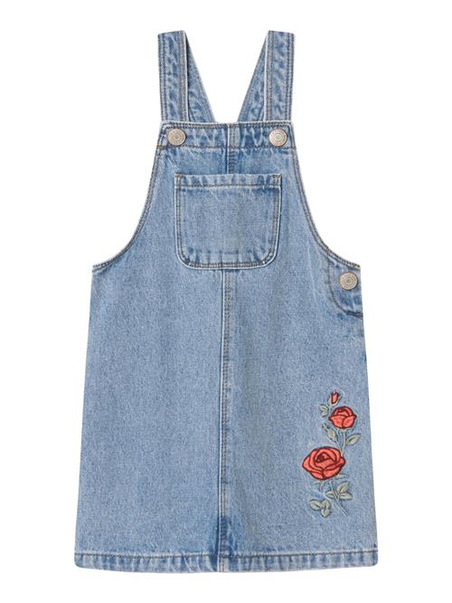 NAME IT Kjole 'Spencer'  blue denim / oliven / lys rød