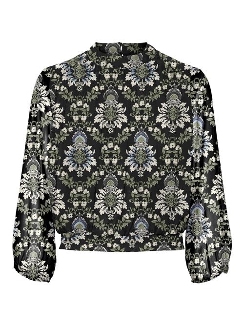 VERO MODA Bluse 'VMHolly'  blå / khaki / sort / offwhite