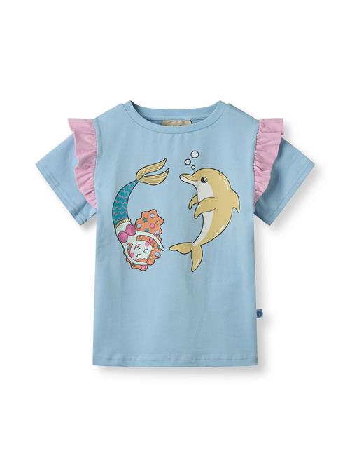 Småfolk Bluser & t-shirts  lyseblå / petroleum / orange / lys pink