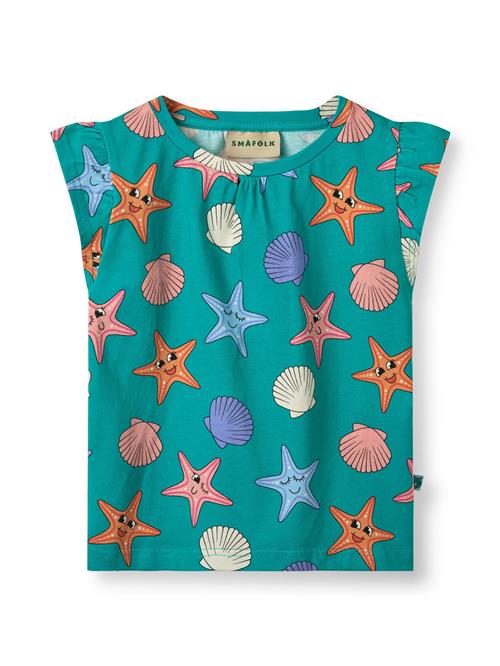 Småfolk Bluser & t-shirts  petroleum / lilla / orange / sort