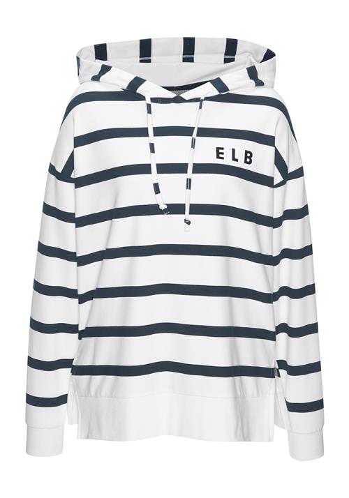 Elbsand Sweatshirt  navy / sort / hvid