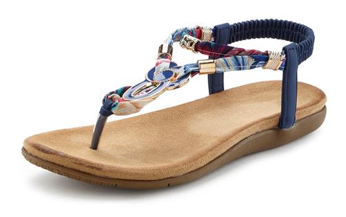 LASCANA Klipklappere  beige / blå / navy / brun / pink