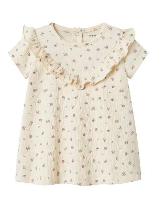 NAME IT Kjole  beige / grå / grøn