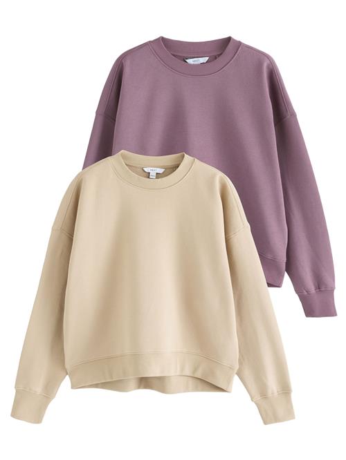Next Sweatshirt  lysebeige / lysviolet