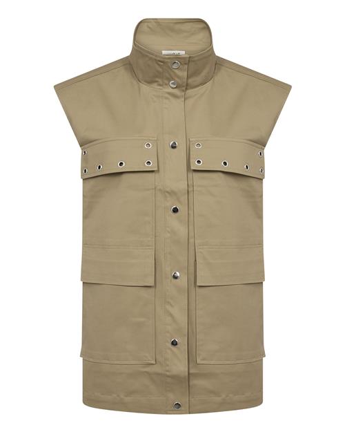 SOAKED IN LUXURY Vest 'SLZandria'  beige