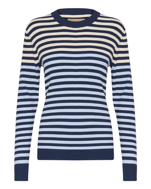 CULTURE Pullover 'CUAnnemette'  creme / navy / lyseblå