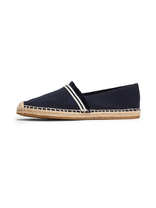 TOMMY HILFIGER Espadrillaer  natblå / hvid