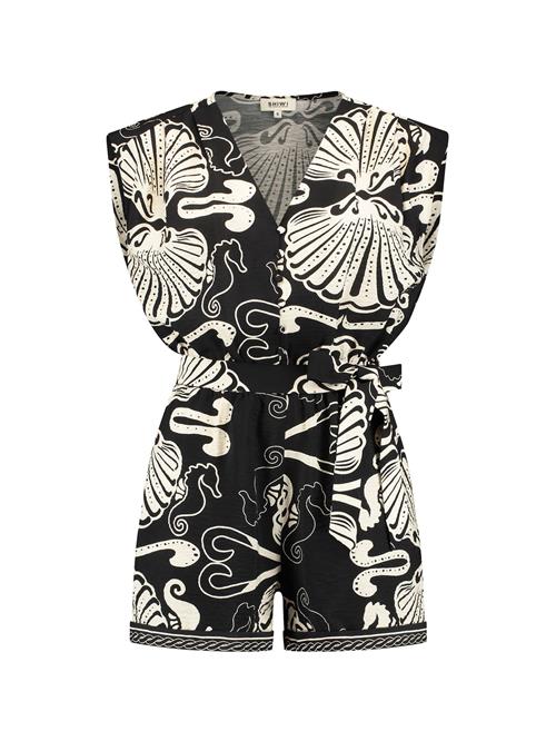 Shiwi Jumpsuit 'Faye'  sort / hvid