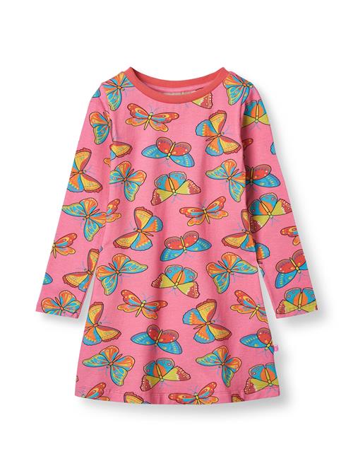 Småfolk Kjole  blå / gul / pink / orangerød