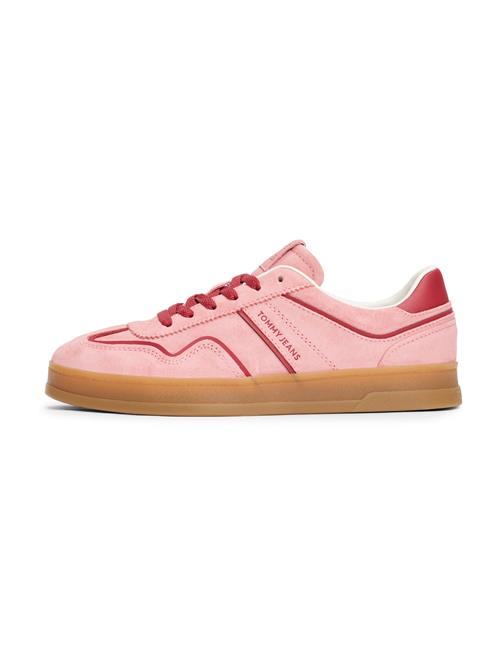Tommy Jeans Sneaker low 'THE GREENWICH'  lyserød / rød