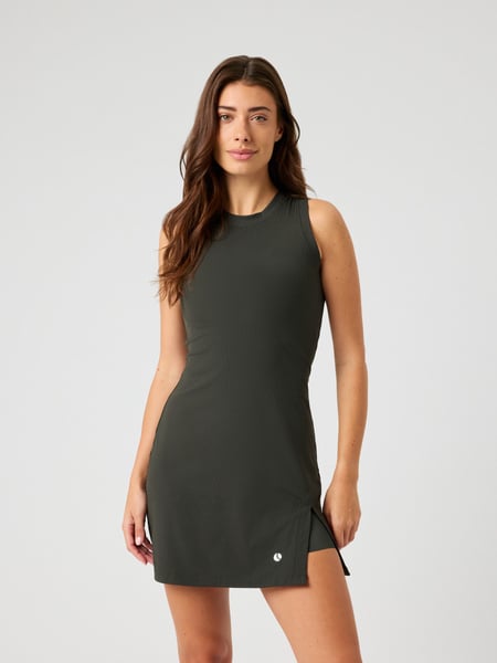 Björn Borg Ace Ribbed Dress Grøn, XXL