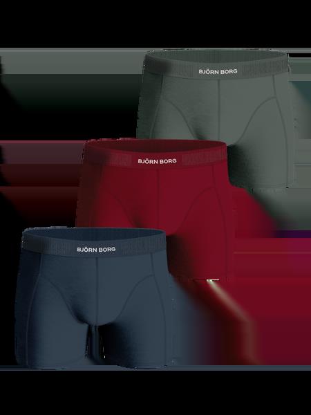 Björn Borg Premium Cotton Stretch Boxer 3-pack Multi, XXL