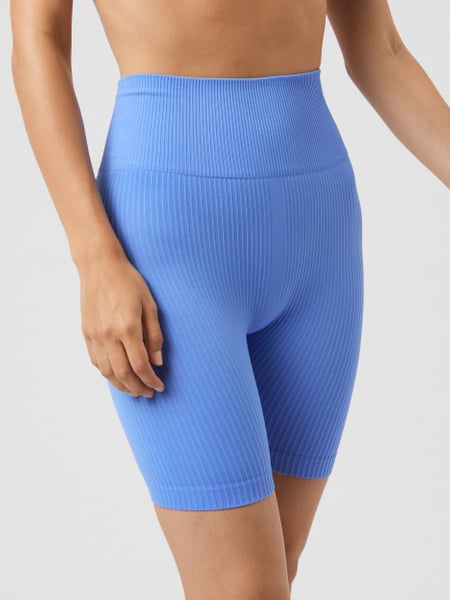 Björn Borg Studio Seamless Ribbed Shorts Blå, XL