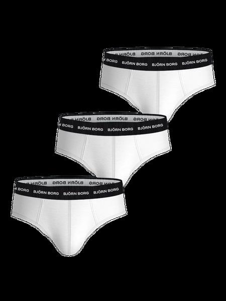 Björn Borg Cotton Stretch Briefs 3-pack Hvid, L