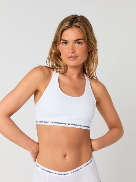 Björn Borg Logo Soft Top Hvid, M