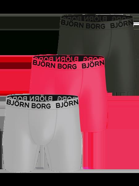 Björn Borg Sports Microfiber Boxers 3-pack Multi, XXL