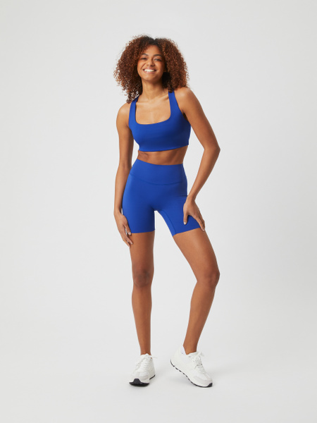 Björn Borg Studio Alice Highwaist Shorts Blå, XXL