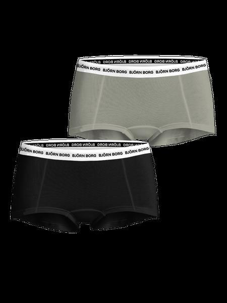 Björn Borg Core Logo Minishorts 2-pack Grøn, XXL