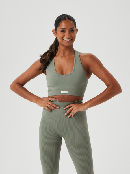 Björn Borg Studio Low Seamless Bra Grøn, SM