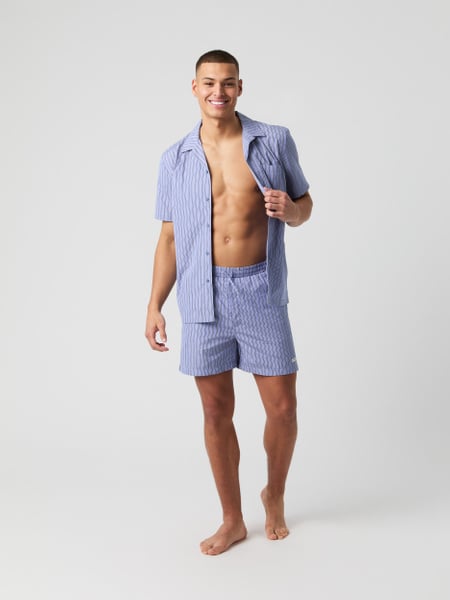 Björn Borg Thomas Mason Pyjama Shorts Blå, XXL