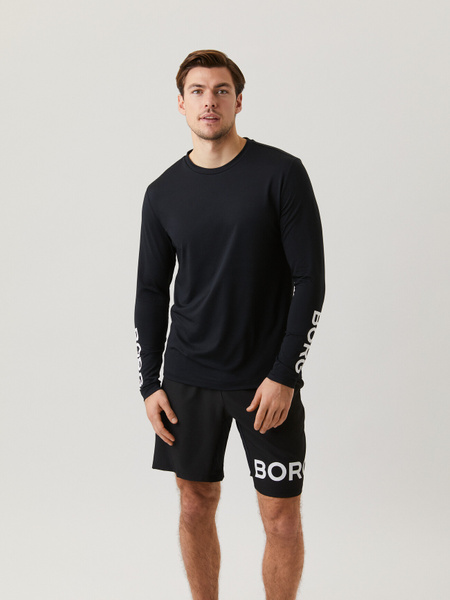 Björn Borg Borg Long Sleeve T-shirt Sort, XXL