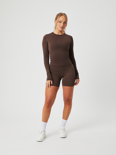 Björn Borg Studio Alice Highwaist Shorts Brun, XXL