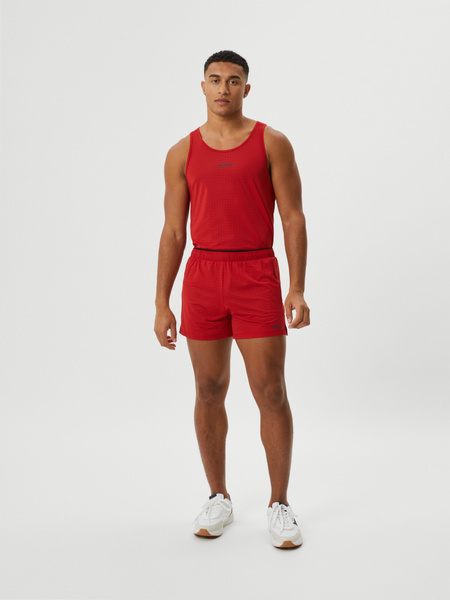 Björn Borg Borg Running Perforated 5' Shorts Rød, XXL