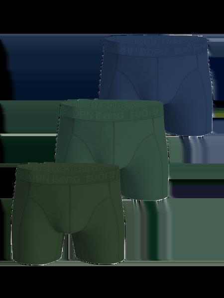 Björn Borg Cotton Stretch Boxers 3-pack Sort, XL