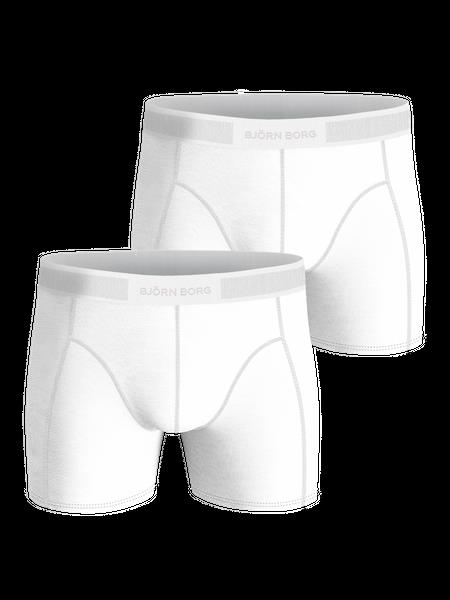 Björn Borg Premium Cotton Stretch Boxer 2-pack Hvid, XS