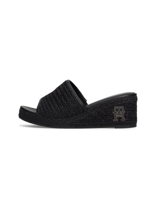 TOMMY HILFIGER Pantoletter  sort