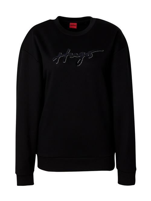 HUGO Sweatshirt 'Easy'  sort / sølv