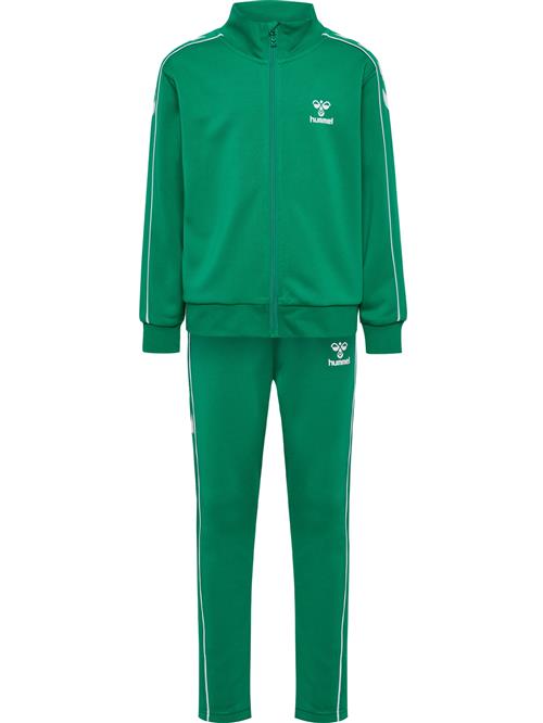 Hummel Træningsdragt 'Track'  neongrøn / hvid
