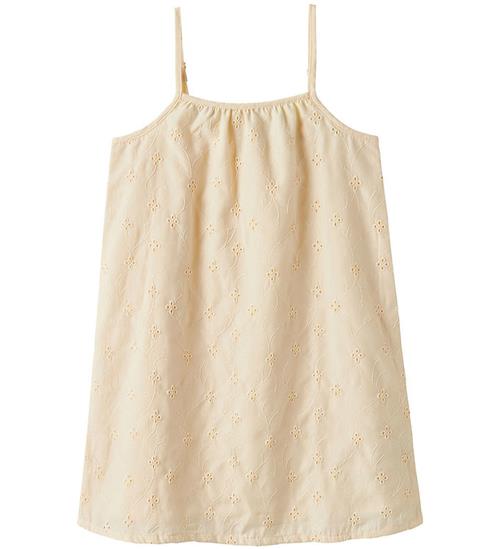 Name It Name it Kjole - NkfVioleta - Buttercream m. Broderi Anglaise