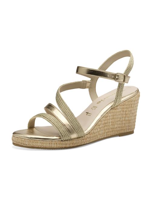 Tamaris Sandaler med rem  beige / guld