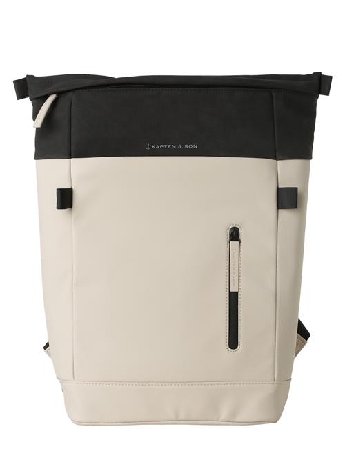 Kapten & Son Rygsæk 'Aarhus'  beige / sort