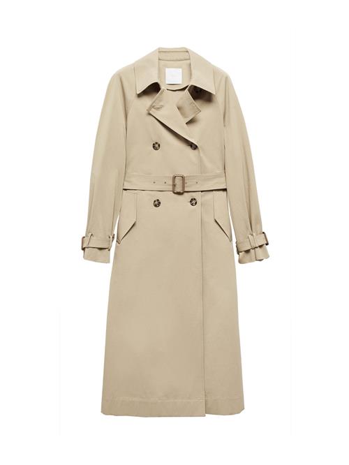 MANGO Overgangsfrakke 'Buterfly'  beige