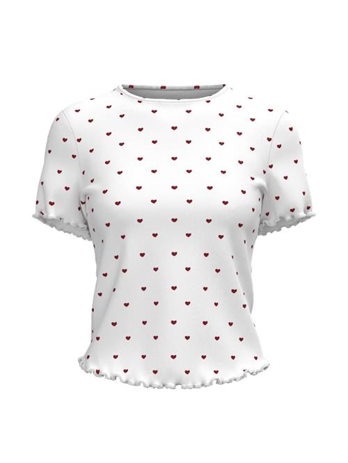 VERO MODA Shirts 'VMHARRY'  rød / hvid