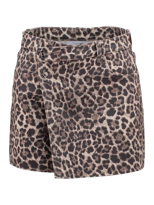 Hailys Nederdel 'La44nia'  beige / brun / sort