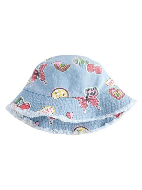 Next Hat  blue denim / gul / lyserød / rød