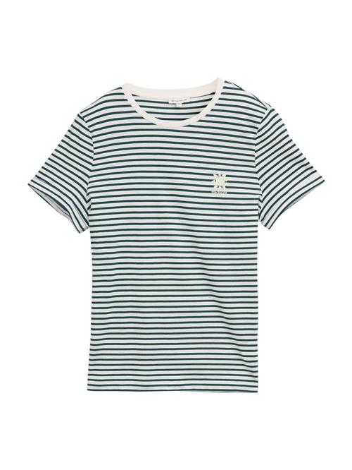 TOM TAILOR Shirts  petroleum / hvid