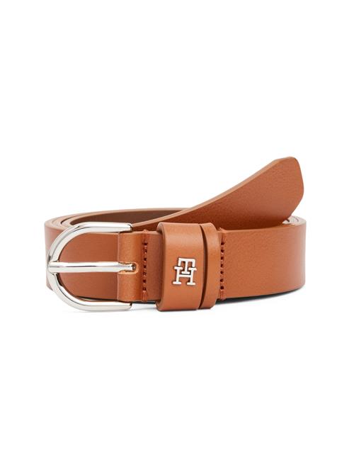 TOMMY HILFIGER Bælte 'ESSENTIAL EFFORTLESS'  cognac
