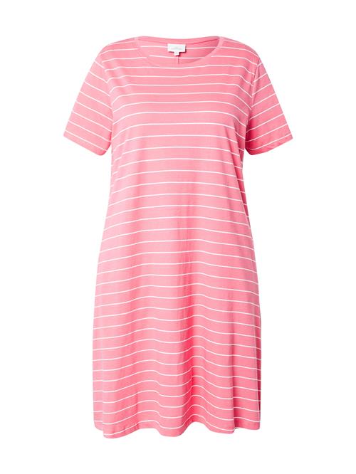 ONLY Carmakoma Kjole 'CARMAY'  lys pink / hvid