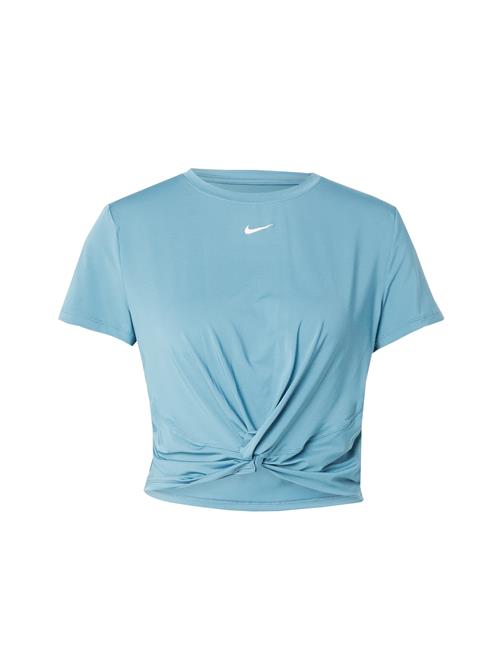 NIKE Funktionsbluse 'ONE'  lyseblå / hvid