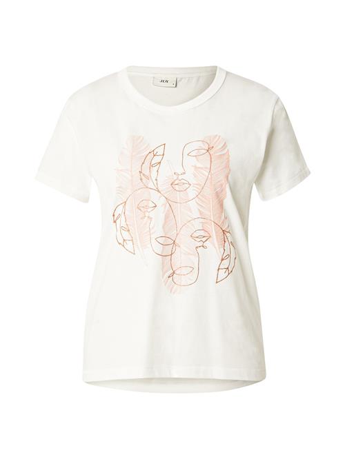 JDY Shirts 'JDYMICHIGAN'  bronze / abrikos / hvid