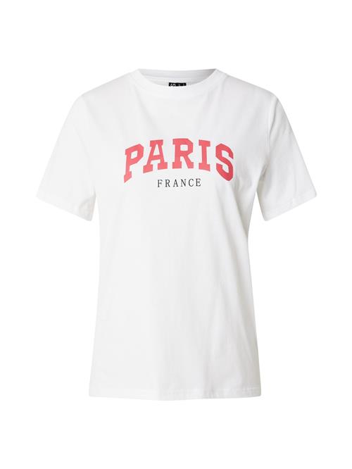 PIECES Shirts 'PCMARIA'  blodrød / sort / hvid