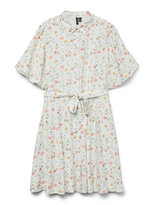 VERO MODA Blusekjole 'VMJosie'  ecru / lyseblå / pastelgrøn / gammelrosa