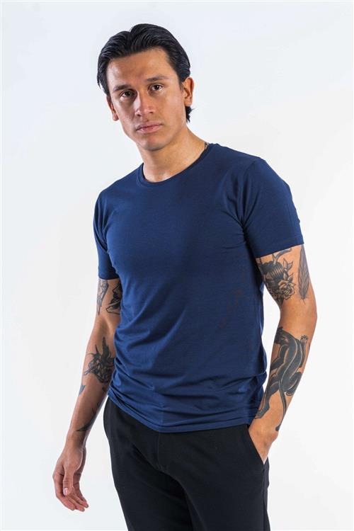 Performance T-shirt - Navy - Herre - M - TeeShoppen